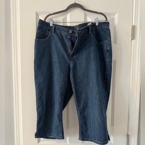 Lee | Riders By Lee Denim Jean Capri Pants | Size 18W